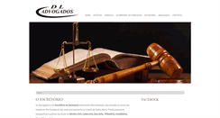 Desktop Screenshot of dladvogados.com.br